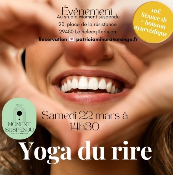 Yoga du rire au moment suspendu le 22 mars 2025